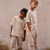 Relaxed Organic Cotton T-Shirt With SOW Embroidery