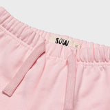 Cotton Sweat Short With Raw Hem