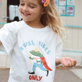 Royal Vibes T-shirt | White