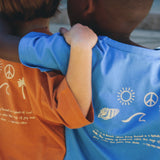 All Things Bloom With Love T-Shirt | Bright Blue
