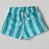 Linen Striped Shorts | Breeze