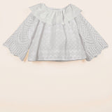 AGNES BLOUSE | SCALLOP EMBROIDERY