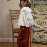 AGNES BLOUSE | SCALLOP EMBROIDERY