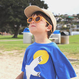 Kids Retro Sunglasses | Yellow