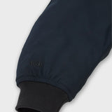 Padded bomber jacket with removeable hood