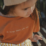 All Things Bloom With Love T-Shirt | Clay