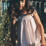 Maria Blouse Lilac Stripe