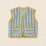 Cozy Reversible Sherpa Vest - Mint