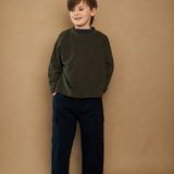 Grey basic long sleeve t-shirt