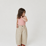 Ames stripe ribbed onesie