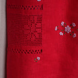 Ines Dress | Rojo Deshilado