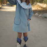 Sofia Dress | Azure Corduroy