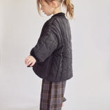 Milli quilted long puffer jacket