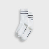 Two-Pack Of Striped Crew Socks