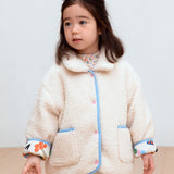 Funny Flower Reversible Sherpa Jacket