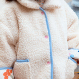 Funny Flower Reversible Sherpa Jacket