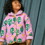 Little Owl Reversible Sherpa Jacket