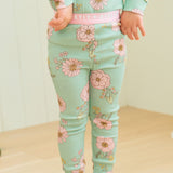 Green Bloom Pajama Set