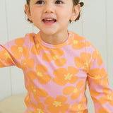 Orange Blossom Pajama Set