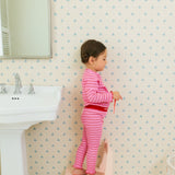 Cherry Stripe Pajama Set