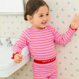Cherry Stripe Pajama Set