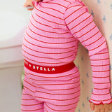 Cherry Stripe Pajama Set