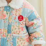 Flora Patch Cozy Reversible Jacket