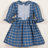 GWEN DRESS | INDIGO PLAID
