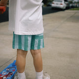 Linen Striped Shorts | Breeze