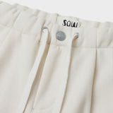 Organic Cotton Recycled Polyester Pleated Pant