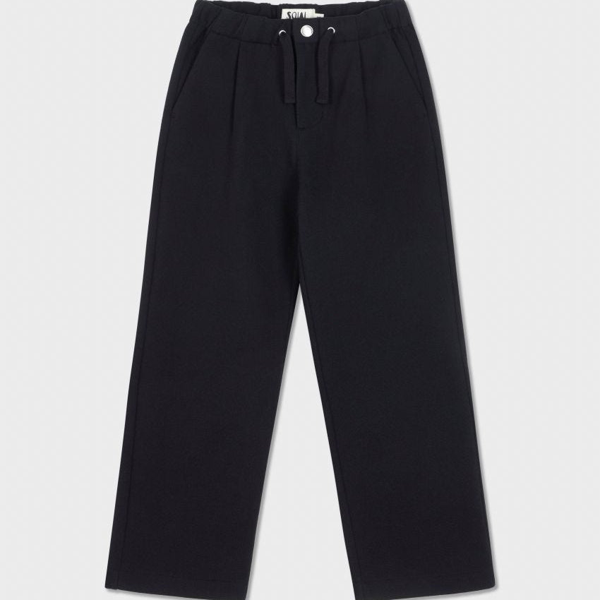 Organic Cotton Recycled Polyester Pleated Pant