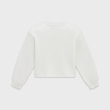 Mock neck cropped sweatshirt