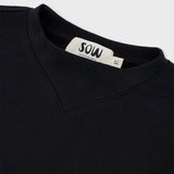 Mock neck cropped sweatshirt