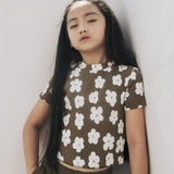 Organic Cotton Cropped Ribbed Shirt