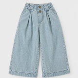 Louise pleated wide leg jean