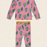Little Owl Illustrated Kids Pajama Set – Pima Modal Blend