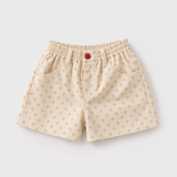 Ines printed corduroy short