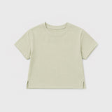 Maja basic short sleeve t-shirt with slits