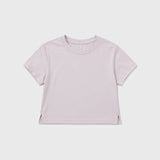 Maja basic short sleeve t-shirt with slits