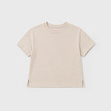Maja basic short sleeve t-shirt with slits