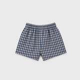 Nilan checked polo and short set
