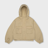 Organic Cotton Boxy Cargo Jacket 