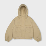 Cropped cargo jacket