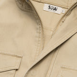Cropped cargo jacket