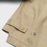 Cropped cargo jacket