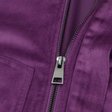 Oversized Faux Suede Jacket