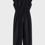 Cotton Velvet Jumpsuit