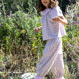 NICO PANT | GRAPE PLAID