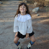 Agnes Blouse | Heart Embroidery