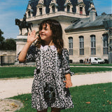 Gwen Dress | Noir Floral